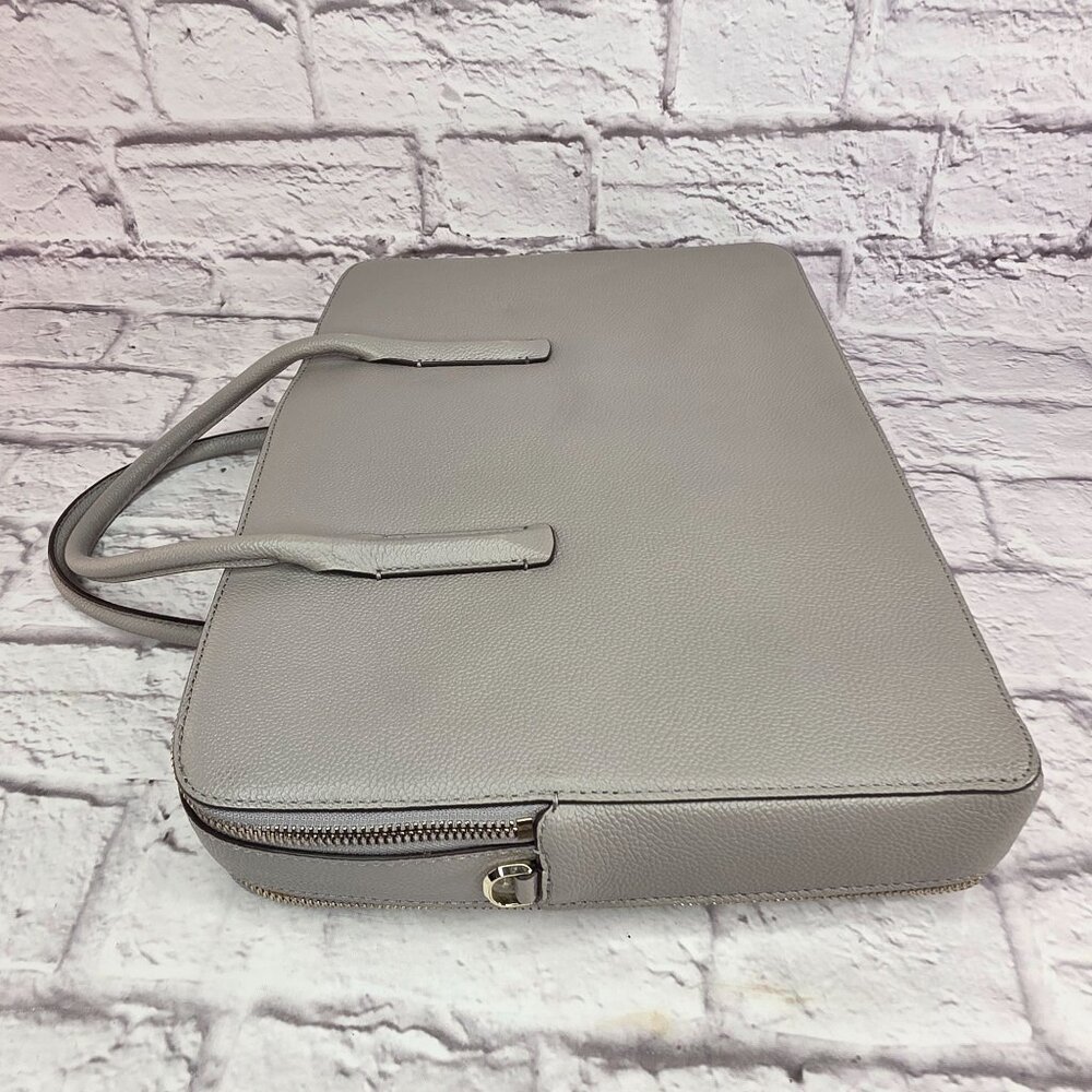 Kate Spade New York Margaux Leather Women Universal Laptop Bag True Taupe Mint - Picture 8 of 16